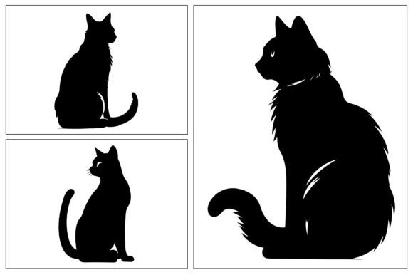 Cat Silhouette Vector: A Designer's Review for Embroidery