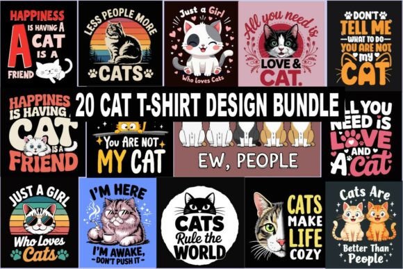 Cat T-Shirt Design Bundle: A Designer's Real-World Review