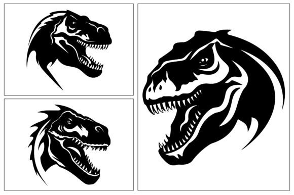 Dinosaur T-Rex Head Silhouette: A Designer's Review