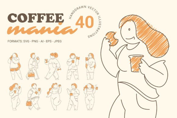 Hand-Drawn Coffee People: A Designer's Review