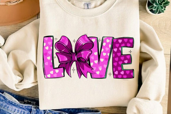 LOVE Coquette Bow Sublimation PNG: A Designer's Review