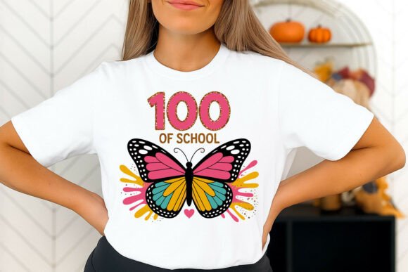 Review: Celebrating 100 Days of School Butterfly Design