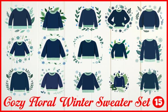 Review: Cozy Floral Winter Sweater Set for Embroidery