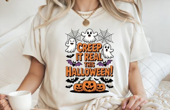 Review: Creep It Real Halloween Shirt PNG for Embroidery