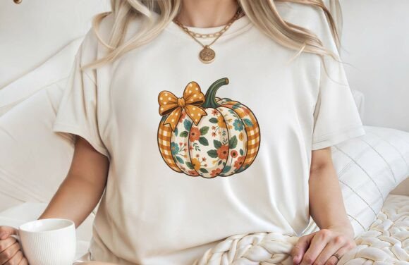 Review: Floral Fall Autumn Pumpkin with Bow PNG