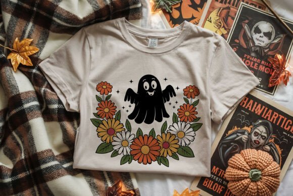 Review: Floral Fall Ghost Boho Halloween Autumn Design