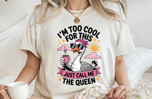 Review: I m Too Cool Duck Summer Shirt PNG for Embroidery