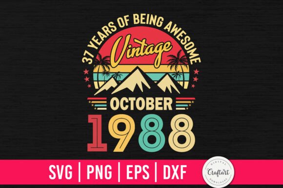 Vintage 1988 October 37th Birthday: A Designer's Review