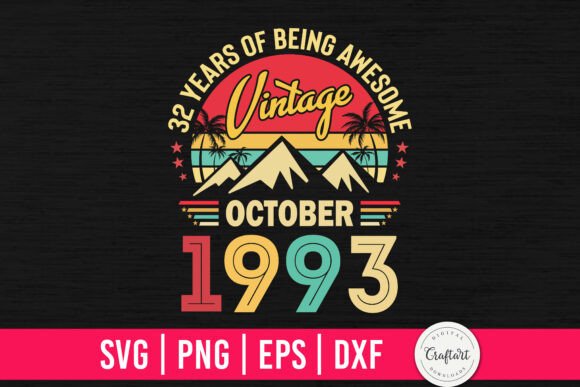 Vintage 1993 October Birthday: A Designer's Review