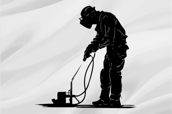 Welder Silhouette: A Bold Choice for Custom Embroidery