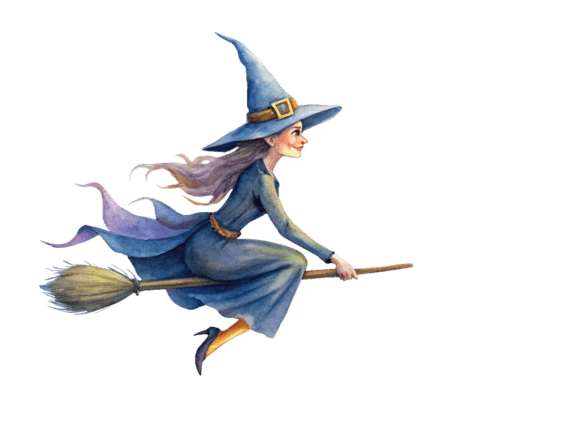 Witch Flying Across the Night PNG: A Designer's Review